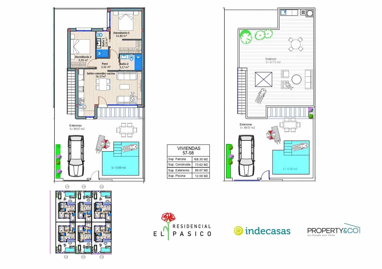 2 soveværelse Villa til salg i Torre-Pacheco med swimmingpool - € 264.900 (Ref: 9787683)