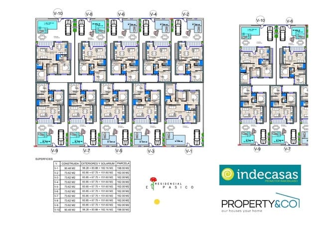 2 soveværelse Villa til salg i Torre-Pacheco med swimmingpool - € 264.900 (Ref: 9787683)