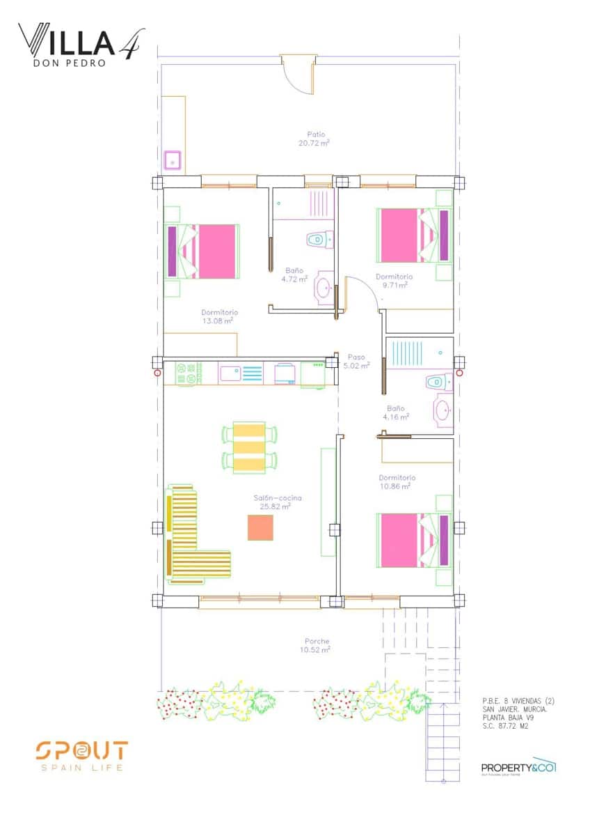 2 sypialnia Willa na sprzedaż w San Javier - 272 900 € (Ref: 9787685)