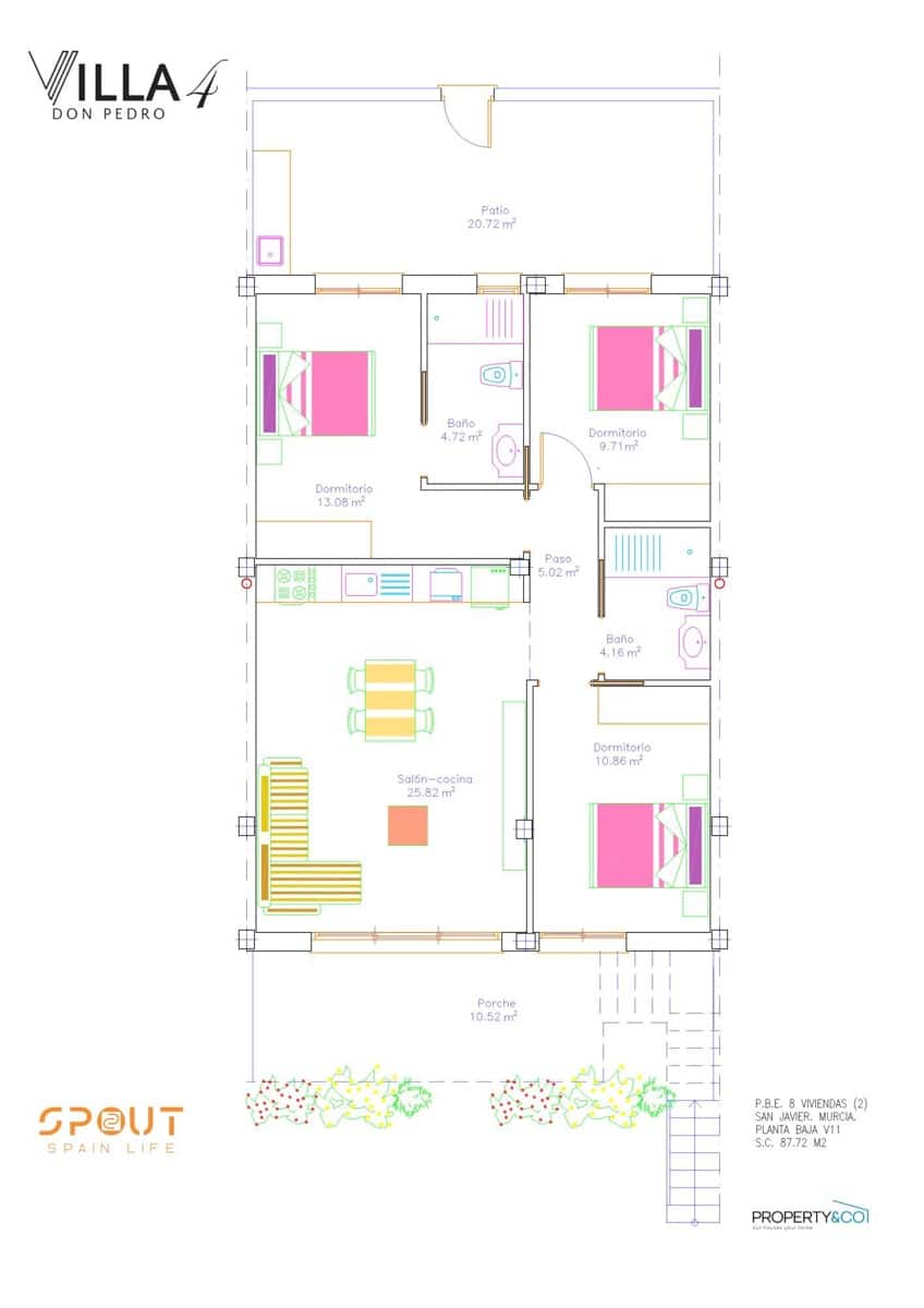 2 sypialnia Willa na sprzedaż w San Javier - 272 900 € (Ref: 9787685)