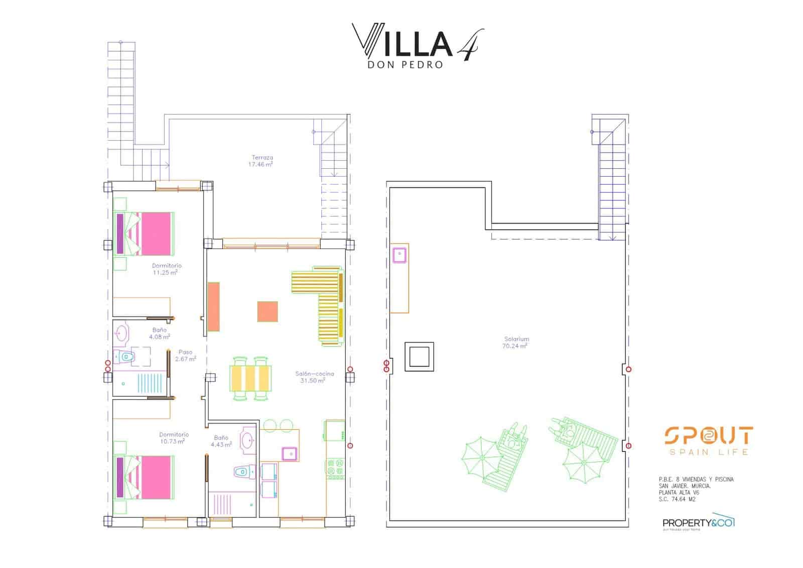 2 sypialnia Willa na sprzedaż w San Javier - 272 900 € (Ref: 9787685)