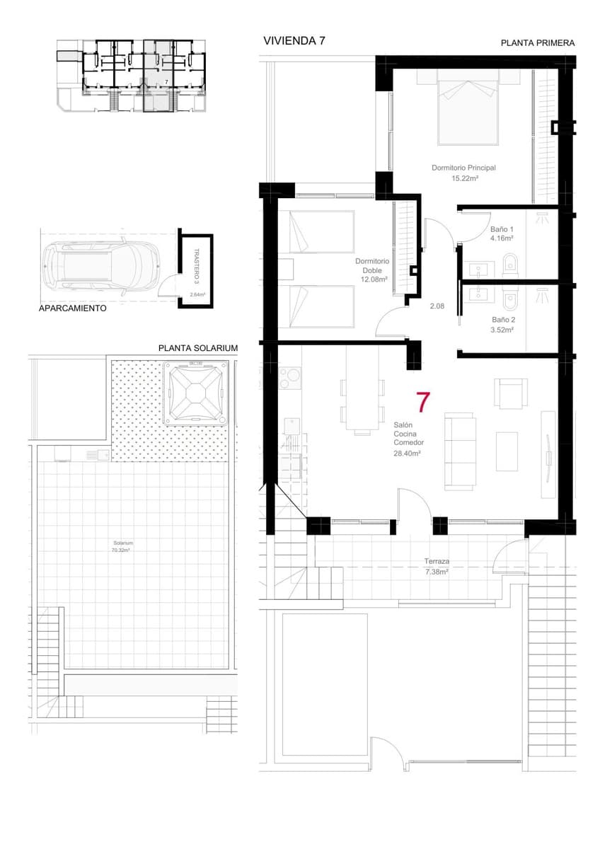 2 quarto Bungalow para venda em San Pedro del Pinatar com piscina - 319 900 € (Ref: 9787686)