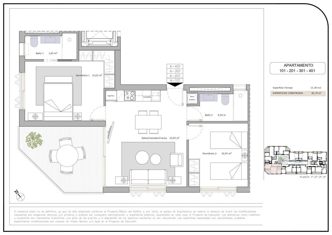 2 bedroom Apartment for sale in Lo Pagan with pool - € 231,900 (Ref: 9814572)