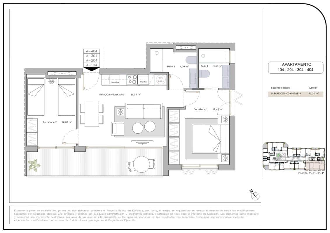 2 bedroom Apartment for sale in Lo Pagan with pool - € 231,900 (Ref: 9814572)