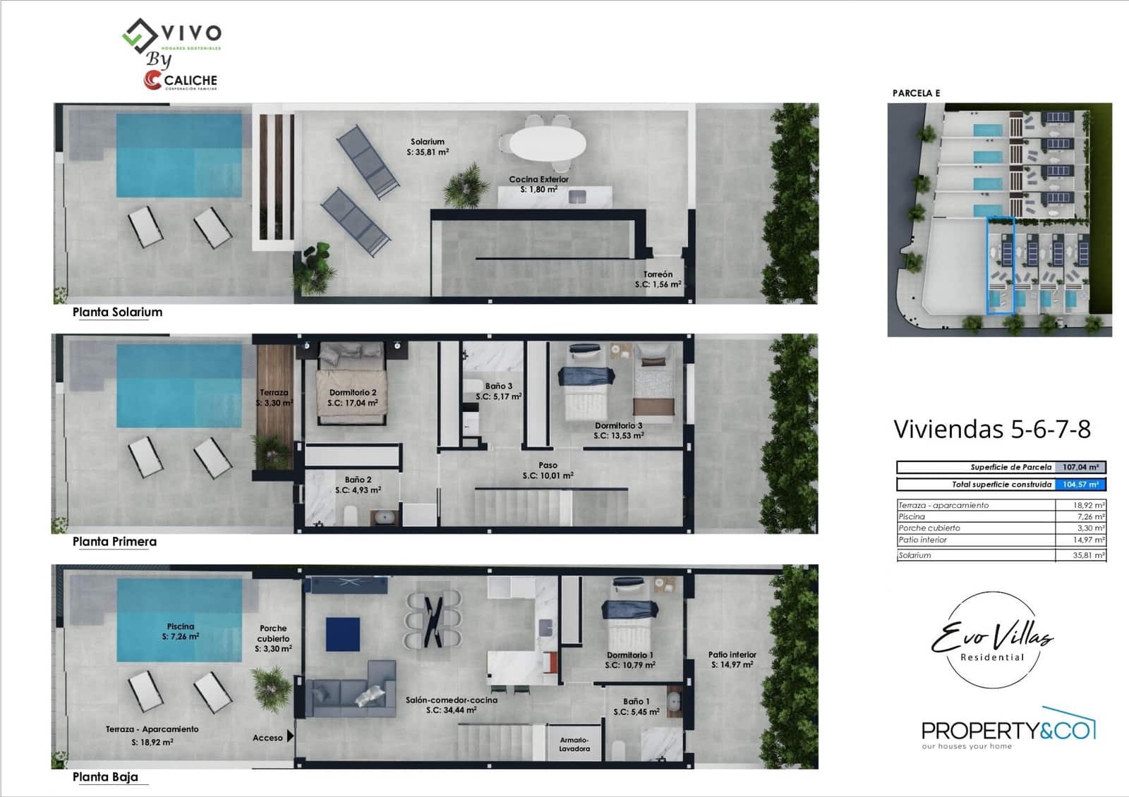 3 chambre Villa/Maison à vendre à Pilar de la Horadada avec piscine - 385 000 € (Ref: 9815015)