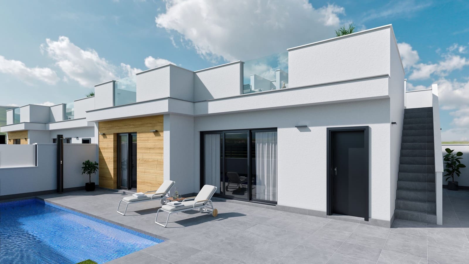 2 Zimmer Villa zu verkaufen in Roldan mit Pool - 238.000 € (Ref: 9815017)