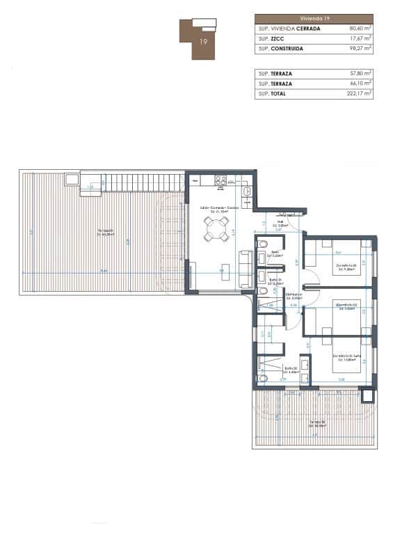 3 camera da letto Appartamento in vendita in Guardamar del Segura con piscina - 695.000 € (Rif: 9831789)