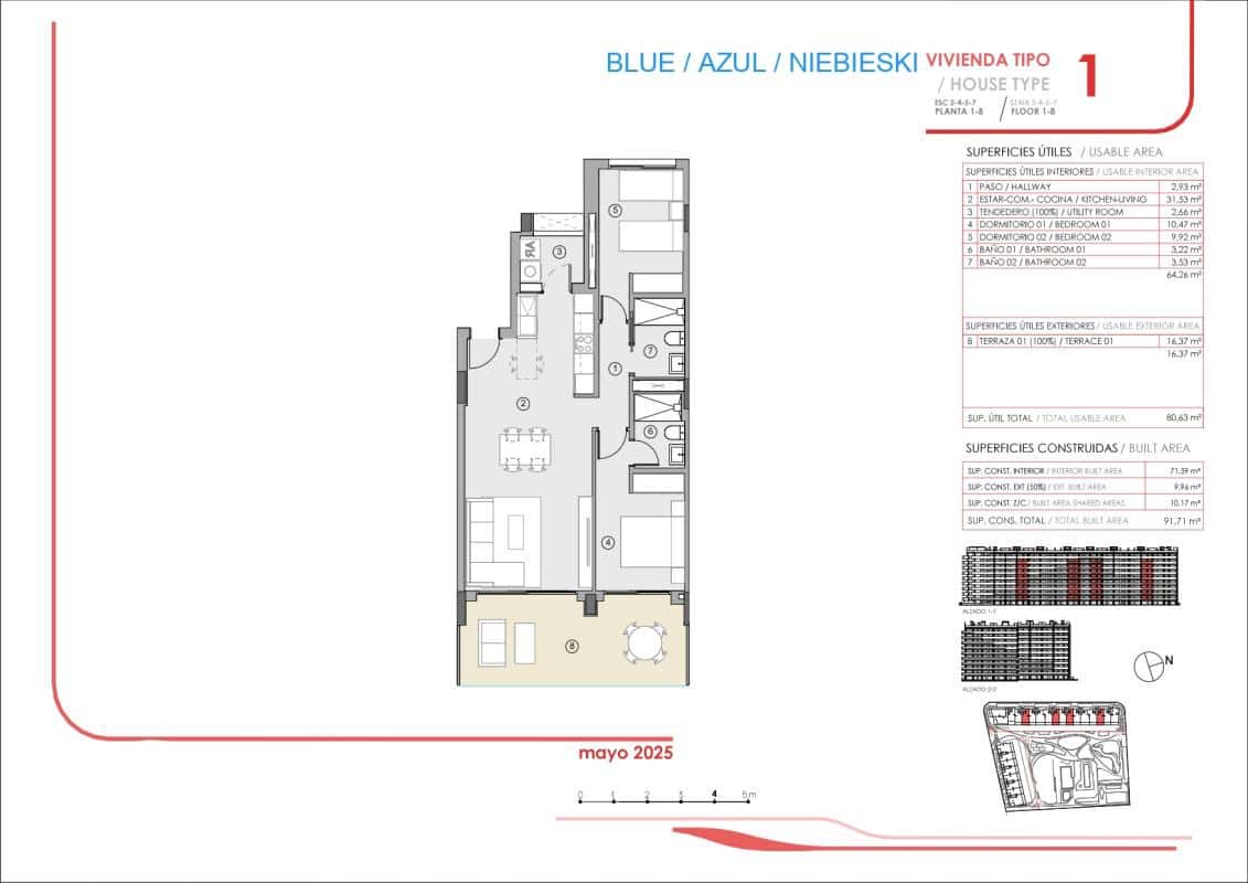 2 soverom Leilighet til salgs i Torrevieja med svømmebasseng - € 364 000 (Ref: 9840769)