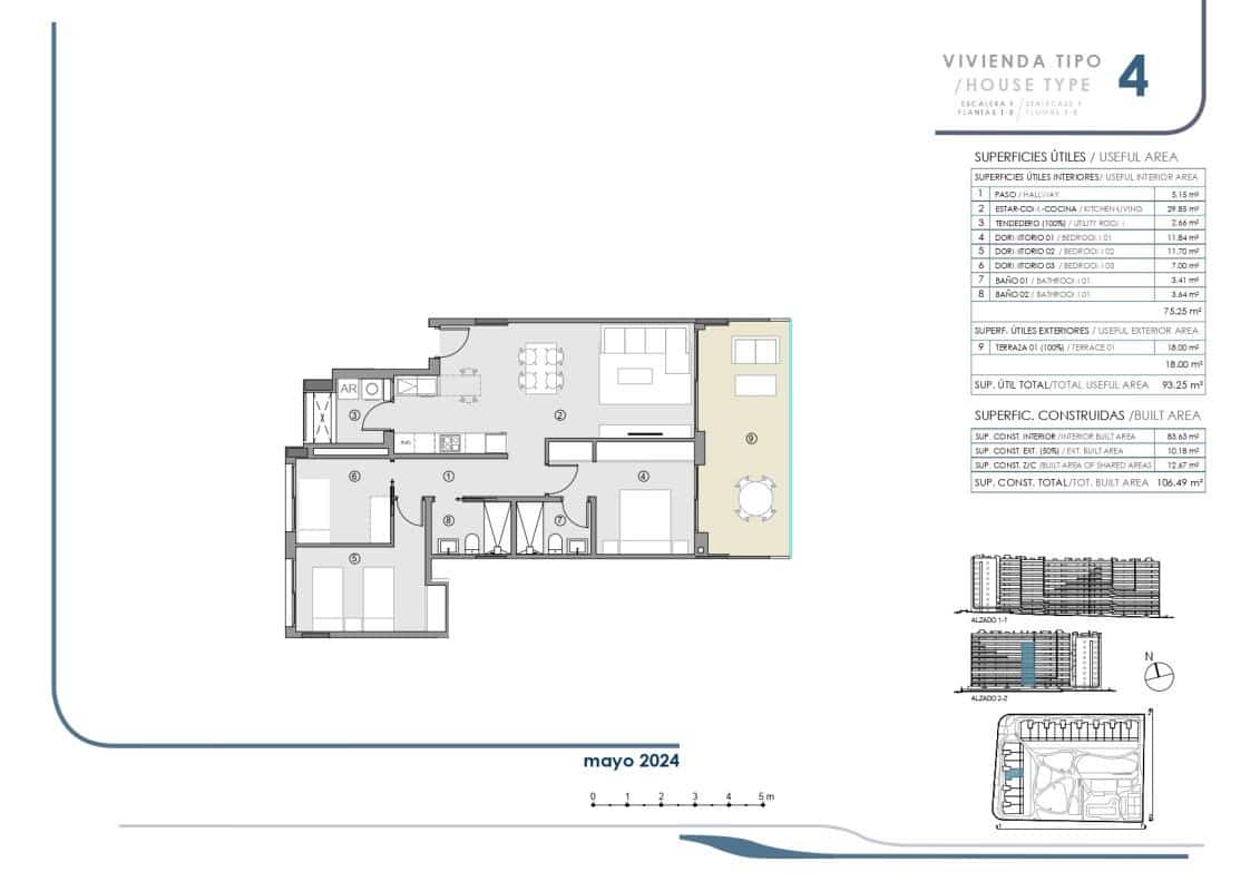 3 chambre Appartement à vendre à Torrevieja avec piscine - 364 000 € (Ref: 9846778)