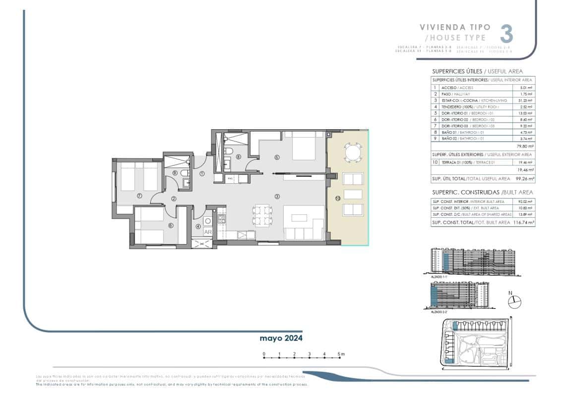 3 chambre Appartement à vendre à Torrevieja avec piscine - 364 000 € (Ref: 9846778)