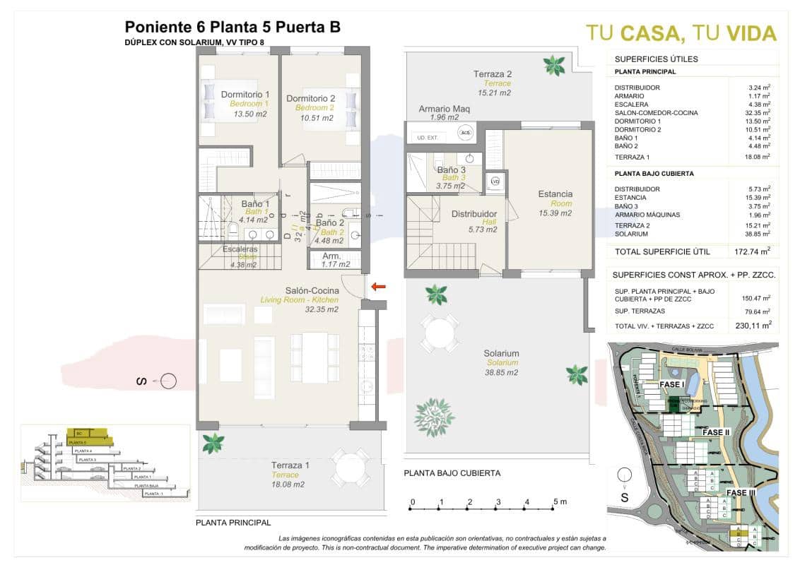 2 bedroom Apartment for sale in Finestrat with pool - € 460,000 (Ref: 9880097)