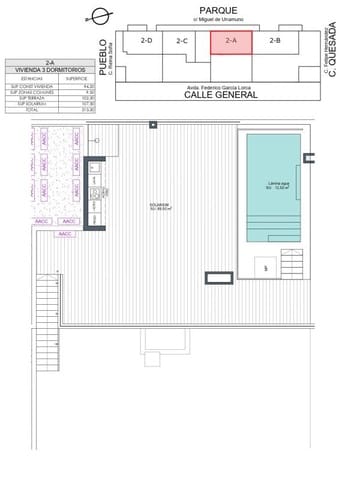 2 chambre Appartement à vendre à Benijófar - 263 000 € (Ref: 9880110)
