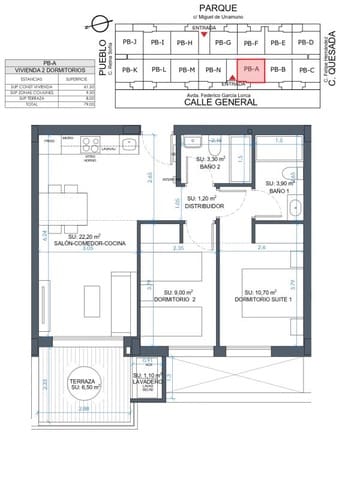 2 chambre Appartement à vendre à Benijófar - 263 000 € (Ref: 9880110)