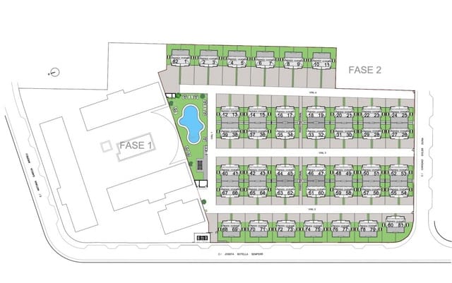 3 soveværelse Byhus til salg i Monte y Mar, Santa Pola med swimmingpool - € 350.000 (Ref: 9880128)