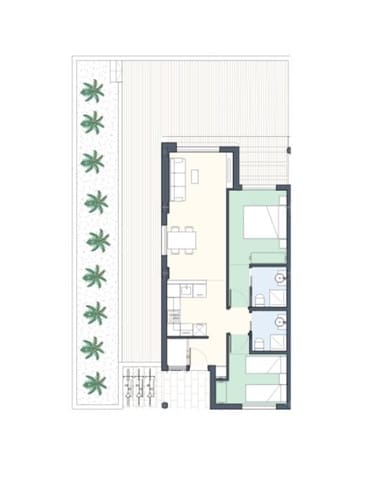 2 soverom Leilighet til salgs i El Mojon, Pilar de la Horadada med svømmebasseng - € 334 000 (Ref: 9880153)