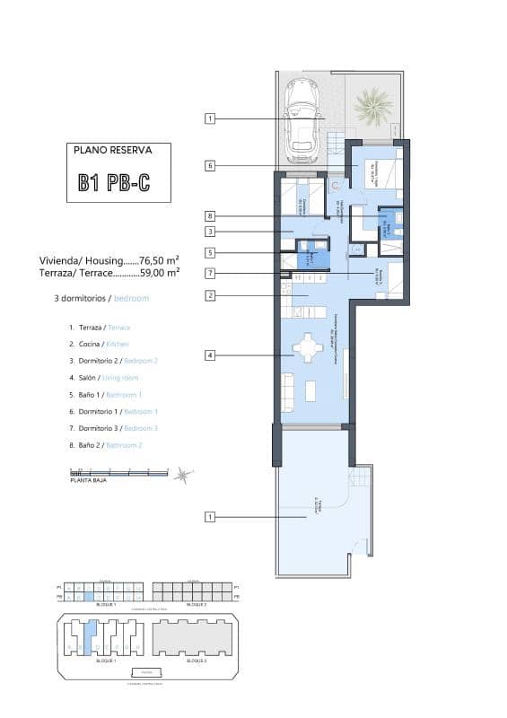 Apartamento de 3 habitaciones en Dolores en venta con piscina - 309.900 € (Ref: 9888221)