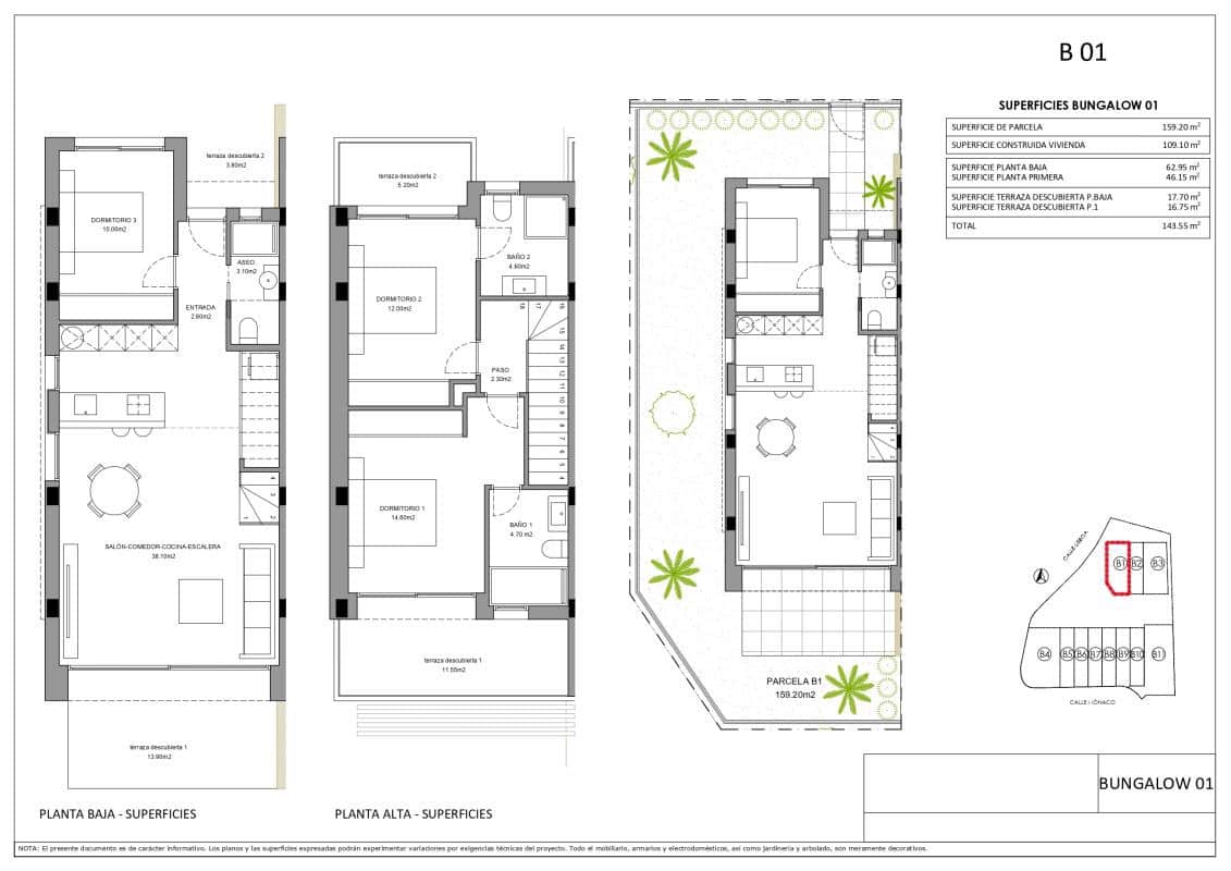 3 makuuhuone Omakotitalo myytävänä paikassa Finestrat mukana uima-altaan - 525 000 € (Ref: 9899945)