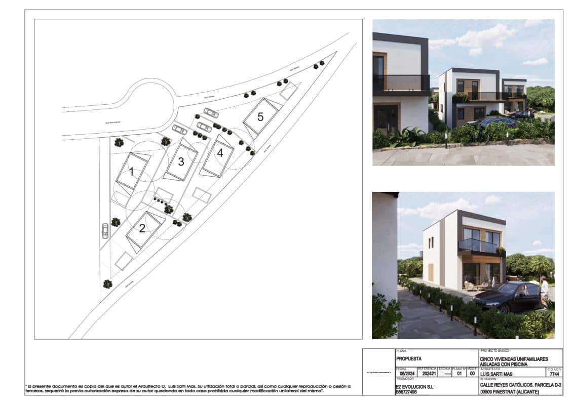 3 soveværelse Villa til salg i Finestrat med swimmingpool - € 555.000 (Ref: 9948658)