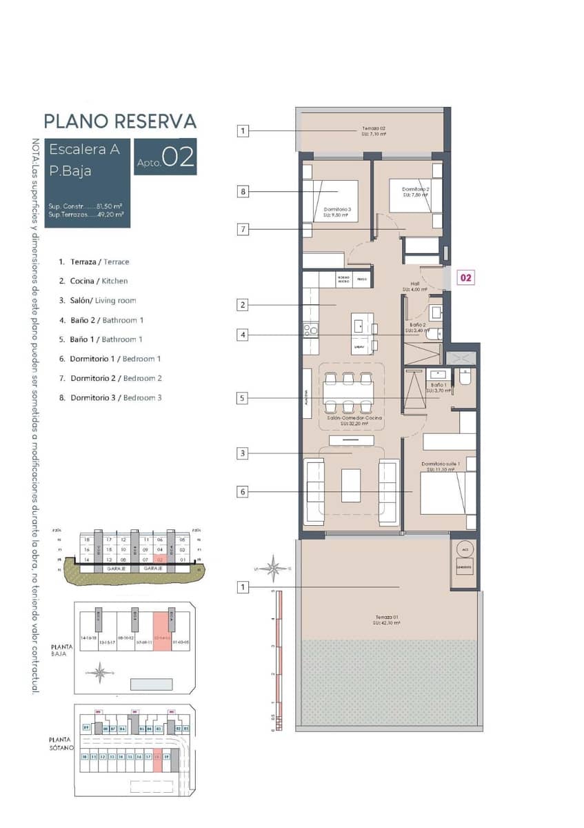 3 soveværelse Lejlighed til salg i Benijofar med swimmingpool - € 399.900 (Ref: 9960388)
