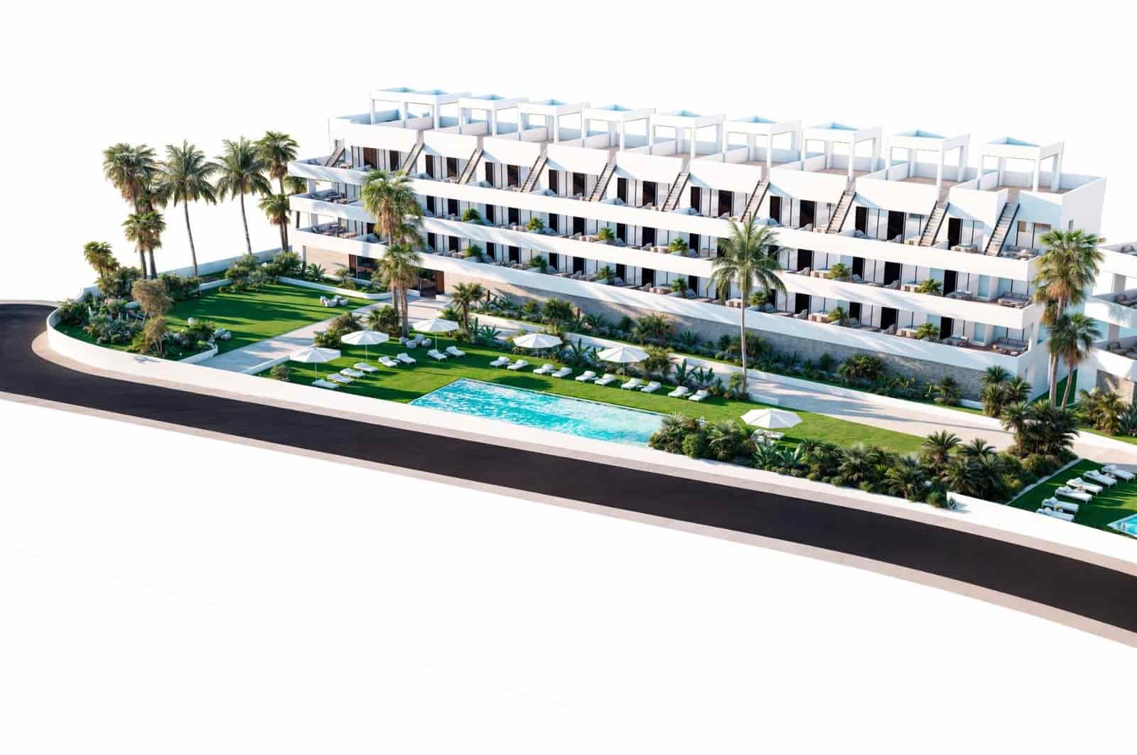 2 bedroom Apartment for sale in Finestrat with pool - € 322,900 (Ref: 9960473)