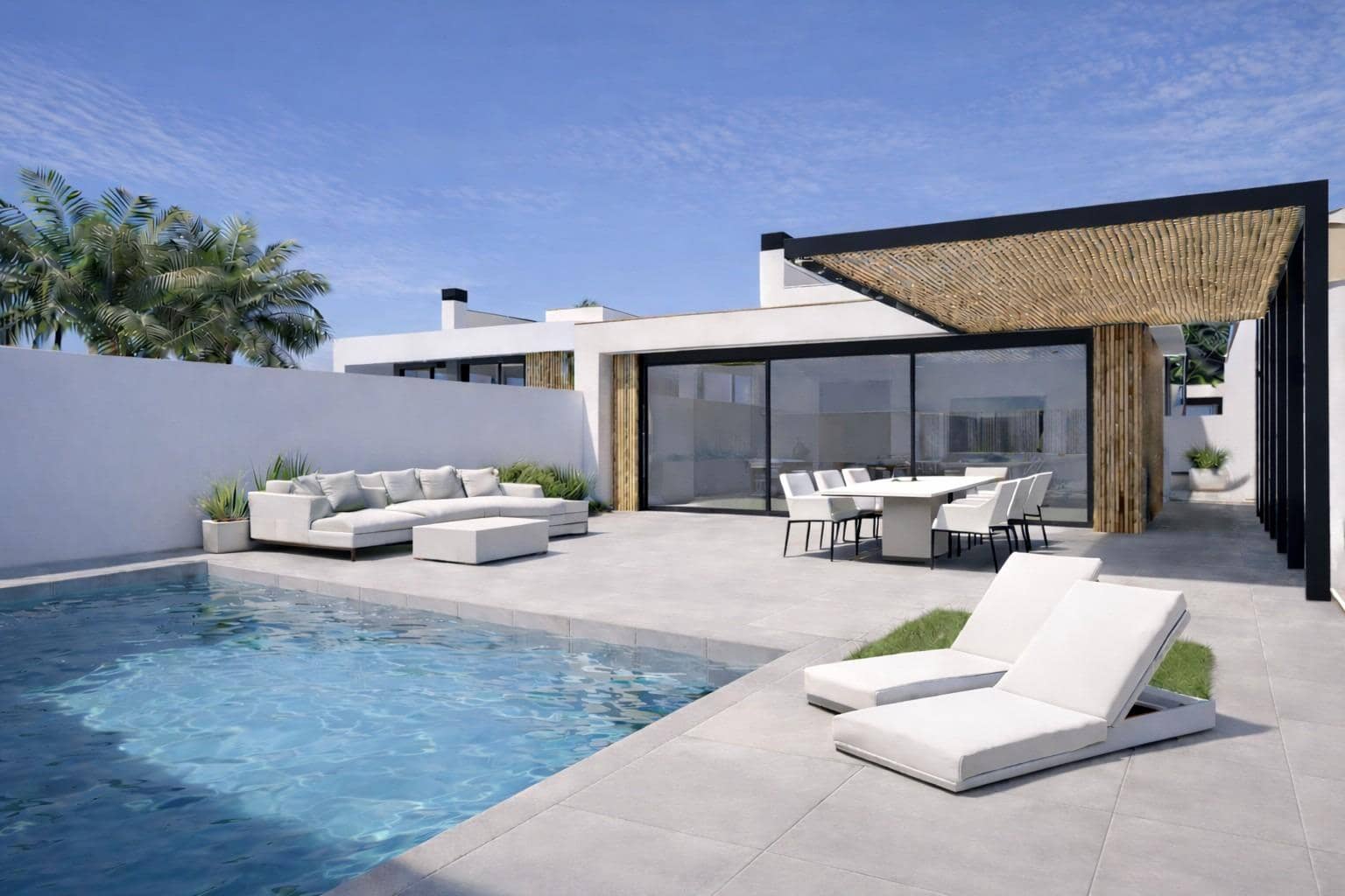 3 soveværelse Villa til salg i Los Alcazares med swimmingpool - € 489.000 (Ref: 9960514)