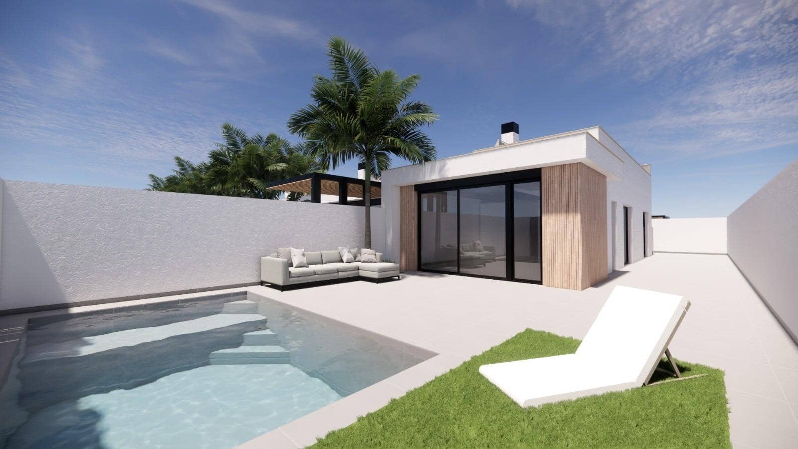 3 soveværelse Villa til salg i Los Alcazares med swimmingpool - € 489.000 (Ref: 9960514)