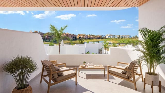 3 soveværelse Lejlighed til salg i Las Lomas de Rame - Bahía Bella, Los Alcázares med swimmingpool - € 369.900 (Ref: 9960559)