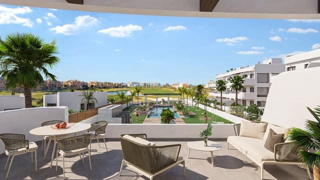 3 soveværelse Lejlighed til salg i Las Lomas de Rame - Bahía Bella, Los Alcázares med swimmingpool - € 369.900 (Ref: 9960559)