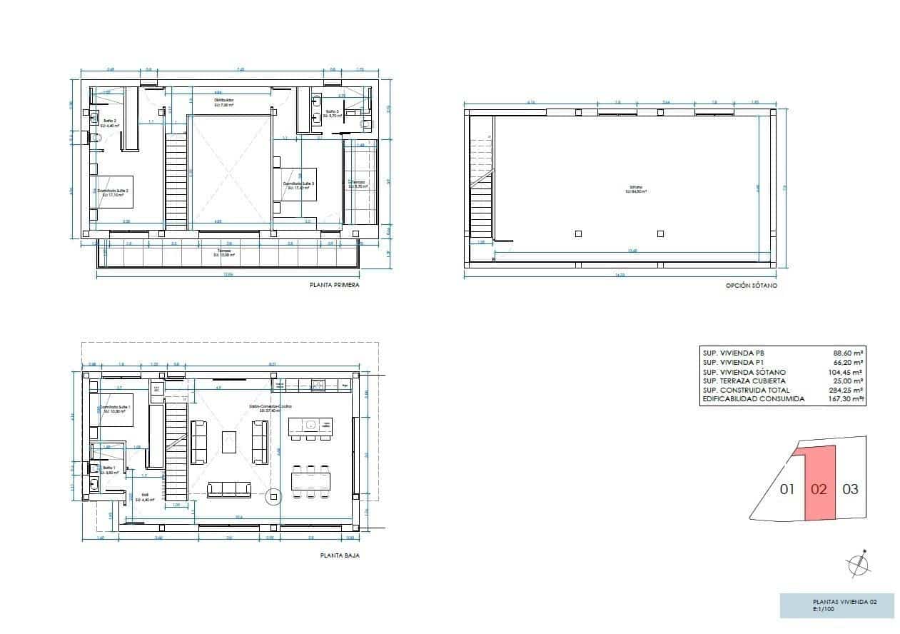 3 Zimmer Villa zu verkaufen in Ciudad Quesada mit Pool - 1.215.000 € (Ref: 9960577)