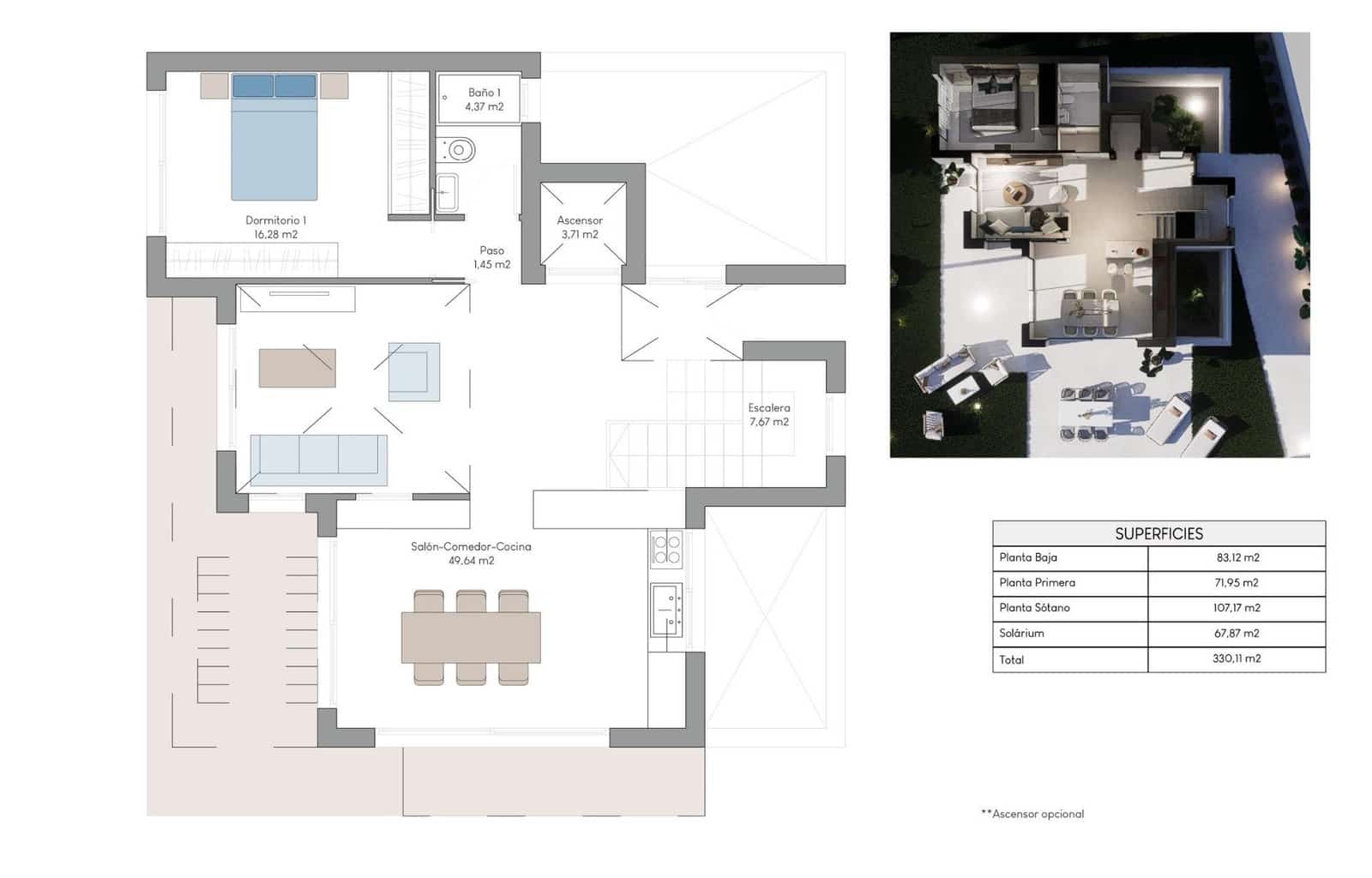 3 sypialnia Willa na sprzedaż w Finestrat z basenem - 699 900 € (Ref: 9960589)