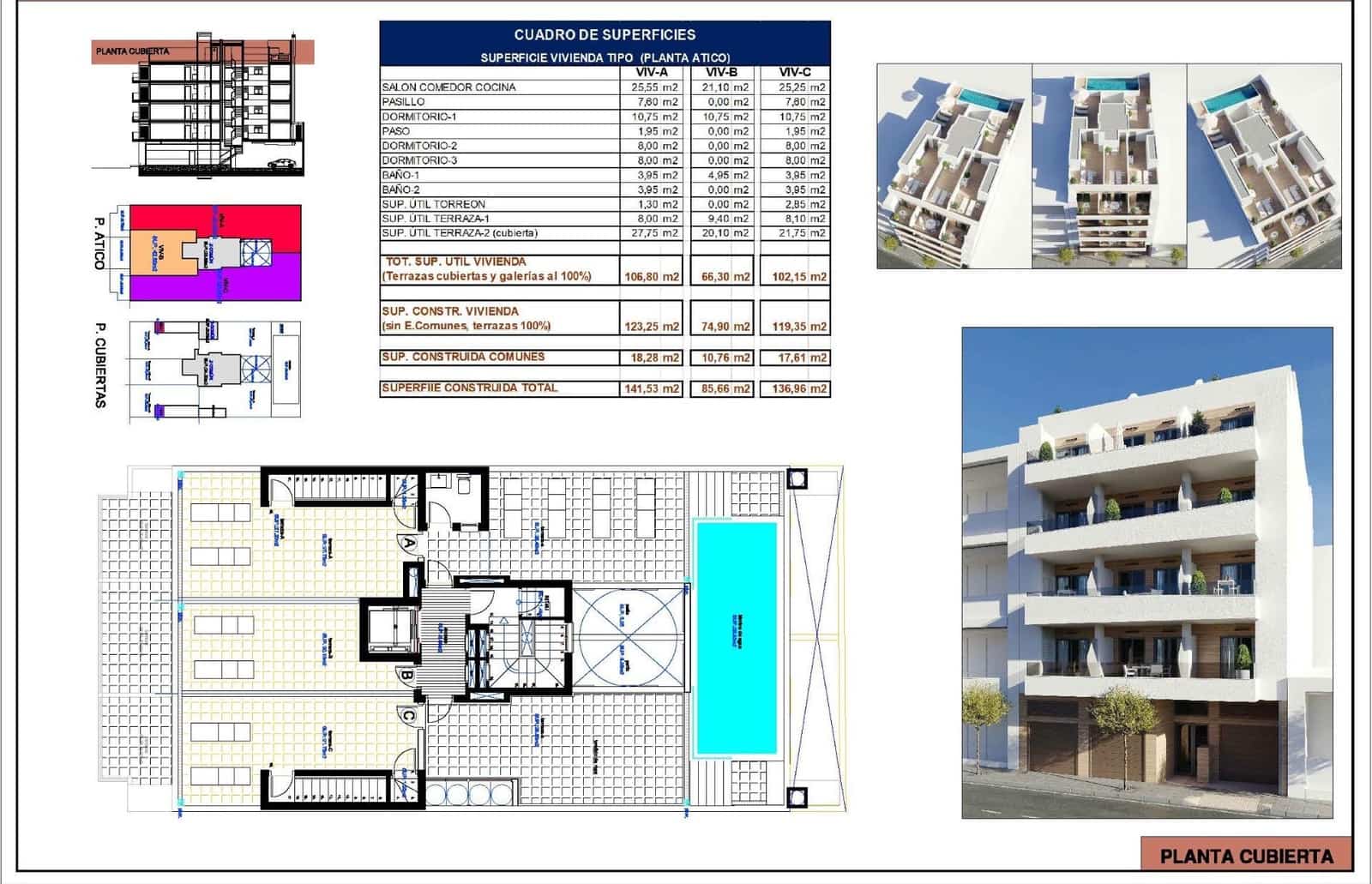 3 quarto Apartamento para venda em Torrevieja com piscina - 286 000 € (Ref: 9960621)