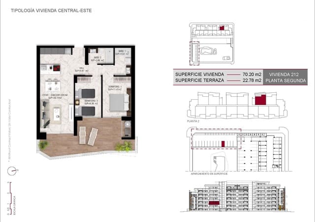 2 sypialnia Apartament na sprzedaż w San Miguel de Salinas z basenem - 244 000 € (Ref: 9960623)