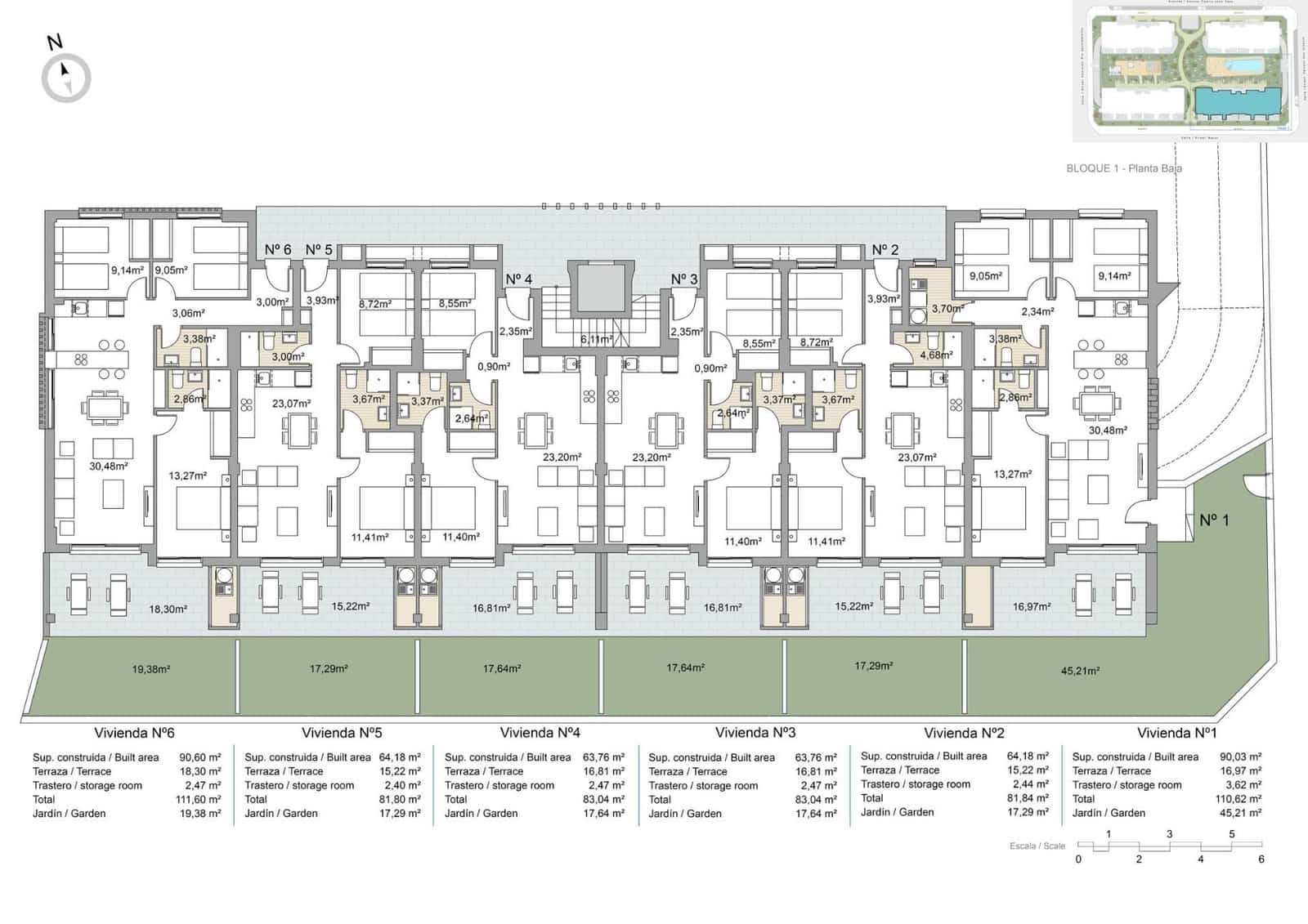 2 soverom Leilighet til salgs i Pilar de la Horadada med svømmebasseng - € 269 000 (Ref: 9960634)
