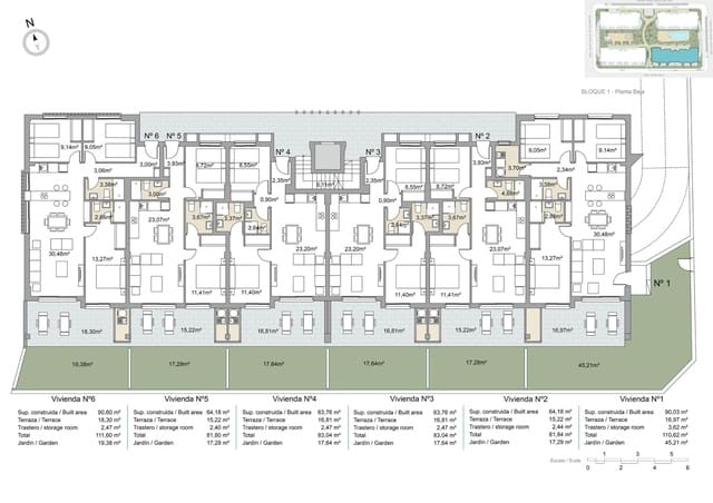 2 soverom Leilighet til salgs i Pilar de la Horadada ciudad, Pilar de la Horadada med svømmebasseng - € 269 000 (Ref: 9960634)
