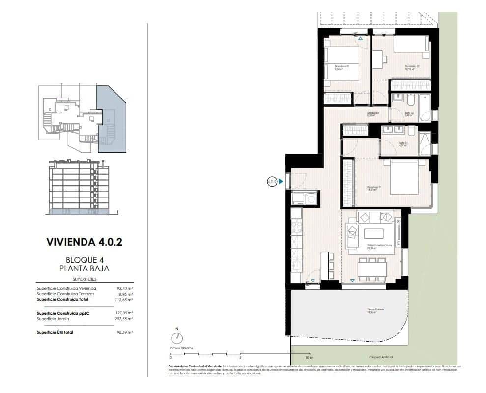 3 soverom Leilighet til salgs i La Villajoyosa / Vila Joiosa med svømmebasseng - € 650 000 (Ref: 9960691)