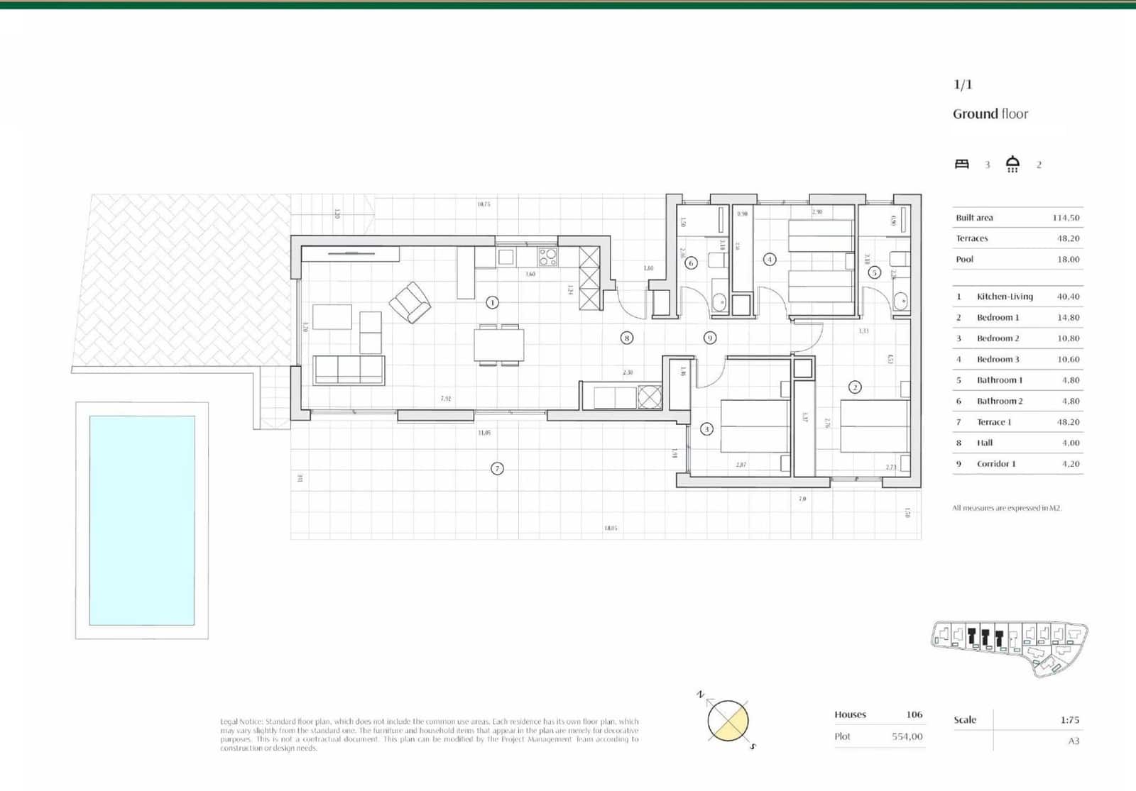 3 soveværelse Villa til salg i Finestrat med swimmingpool - € 690.950 (Ref: 9960698)