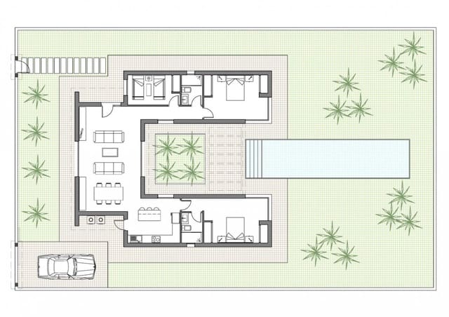 3 soverom Villa til salgs i Benijófar med svømmebasseng - € 657 000 (Ref: 9960717)