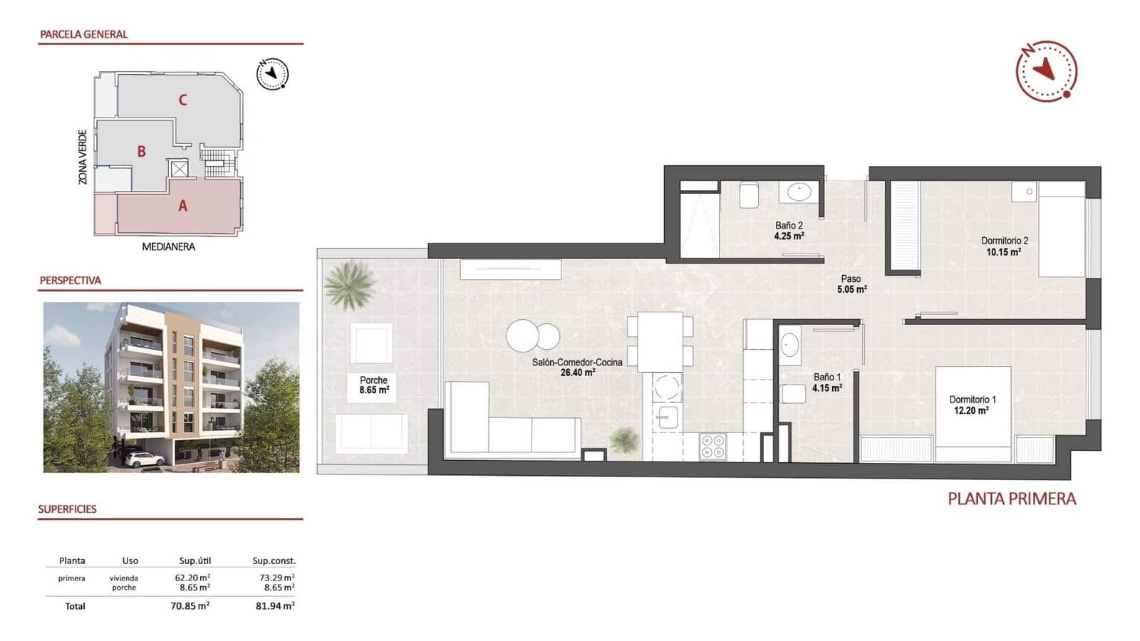 Apartamento de 2 habitaciones en Lo Pagan en venta con piscina - 244.900 € (Ref: 9960722)