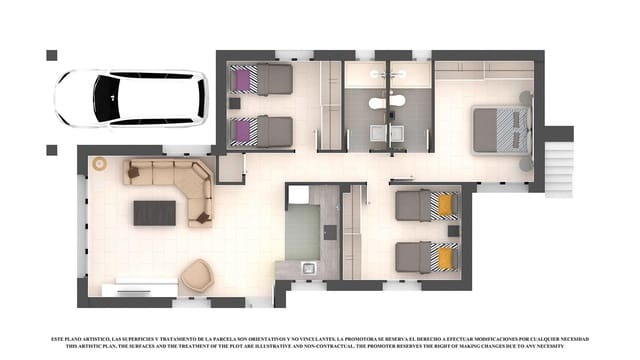 3 slaapkamer Villa te koop in Las Lomas de Rame - Bahía Bella, Los Alcázares - € 397.650 (Ref: 9960815)