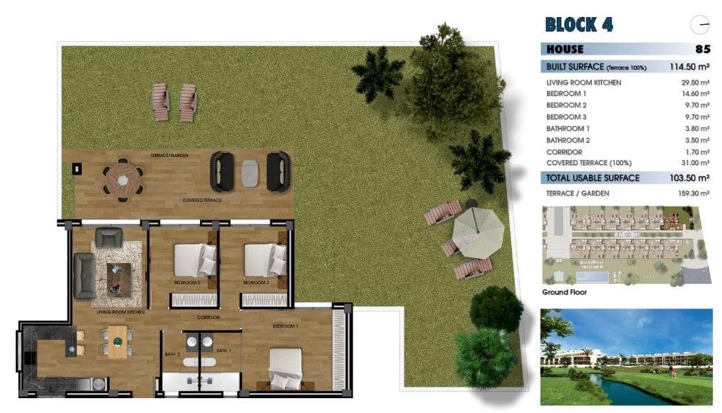3 slaapkamer Appartement te koop in Los Alcazares met zwembad - € 390.000 (Ref: 9960843)