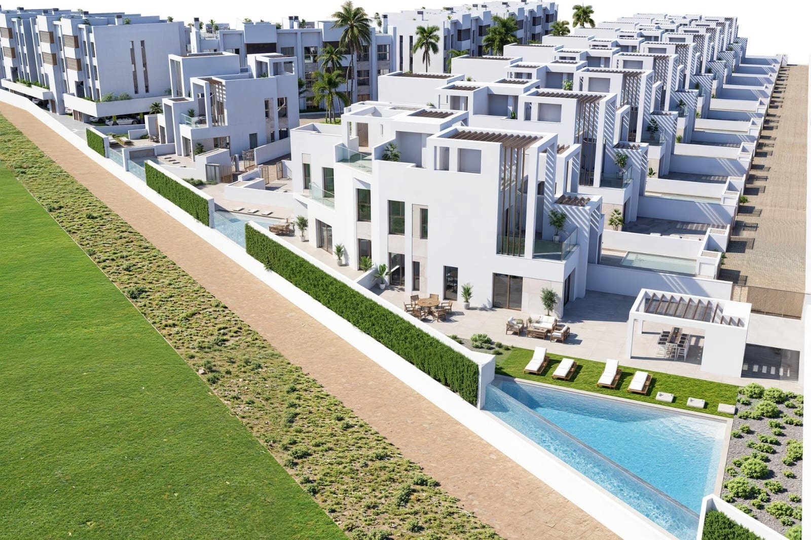 3 soveværelse Villa til salg i Los Alcazares med swimmingpool - € 469.000 (Ref: 9960947)