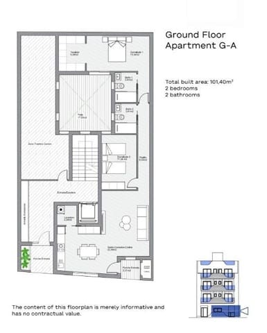 2 soverom Leilighet til salgs i Centro - Muelle Pesquero, Torrevieja med svømmebasseng - € 309 000 (Ref: 9961125)