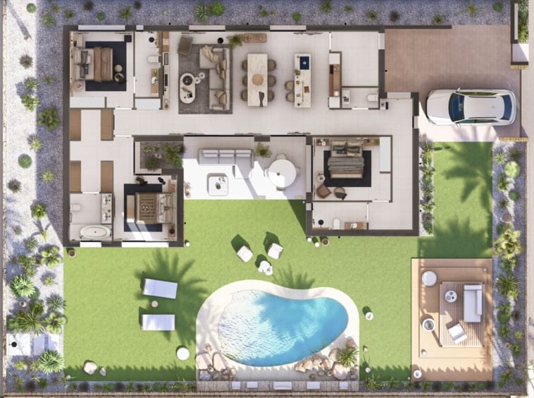 4 camera da letto Villa in vendita in Banos y Mendigo con piscina - 592.000 € (Rif: 9177171)