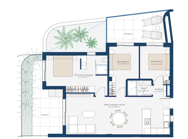 3 soveværelse Lejlighed til salg i Banos y Mendigo med swimmingpool - € 360.000 (Ref: 9547003)