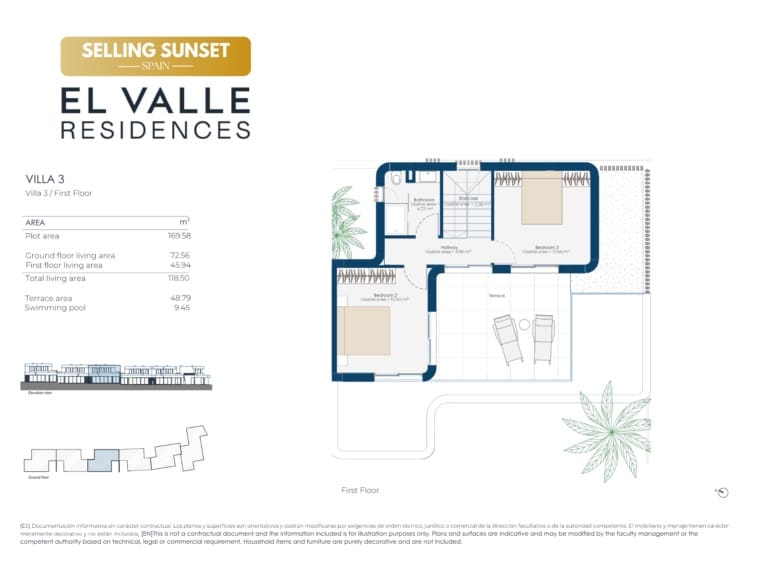 3 bedroom Villa for sale in El Valle Golf Resort with pool garage - € 640,000 (Ref: 9547004)