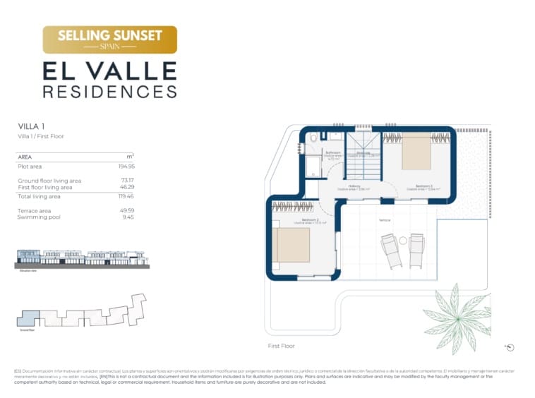 3 bedroom Villa for sale in El Valle Golf Resort with pool garage - € 640,000 (Ref: 9547004)