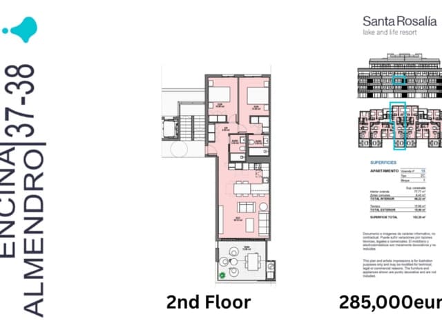 2 sypialnia Apartament na sprzedaż w Torre-Pacheco z basenem - 285 000 € (Ref: 9673749)
