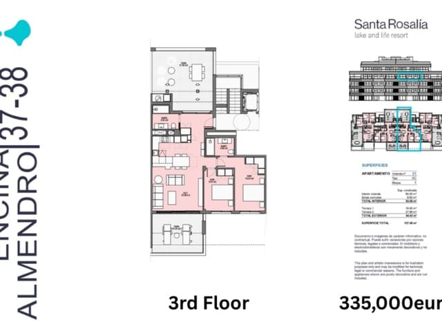 2 sypialnia Apartament na sprzedaż w Torre-Pacheco z basenem - 285 000 € (Ref: 9673749)