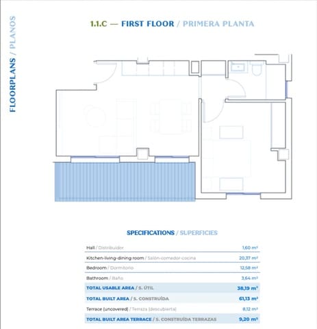 Apartamento de 1 habitación en Mijas en venta con piscina garaje - 263.800 € (Ref: 9388475)