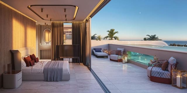 Ático de 3 habitaciones en Golden Mile, Marbella en venta con piscina garaje - 4.250.000 € (Ref: 9594616)